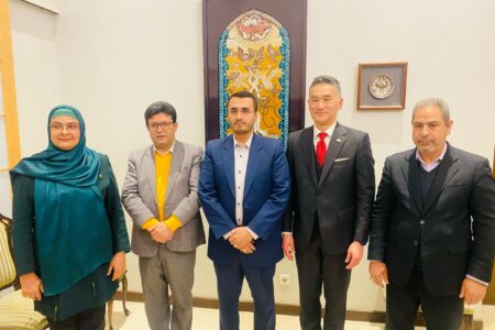 استقبال سفیر ژاپن از دکتر بهشید برخوردار نایب رییس...