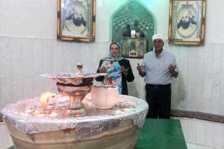 پیر نارکی میزبان نماینده زرتشتیان در مجلس شورای اس...